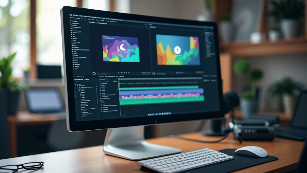 Schermata di un software di motion design open-source con timeline e layer panel visibili, mostrando come organizzare un'animazione educativa semplice